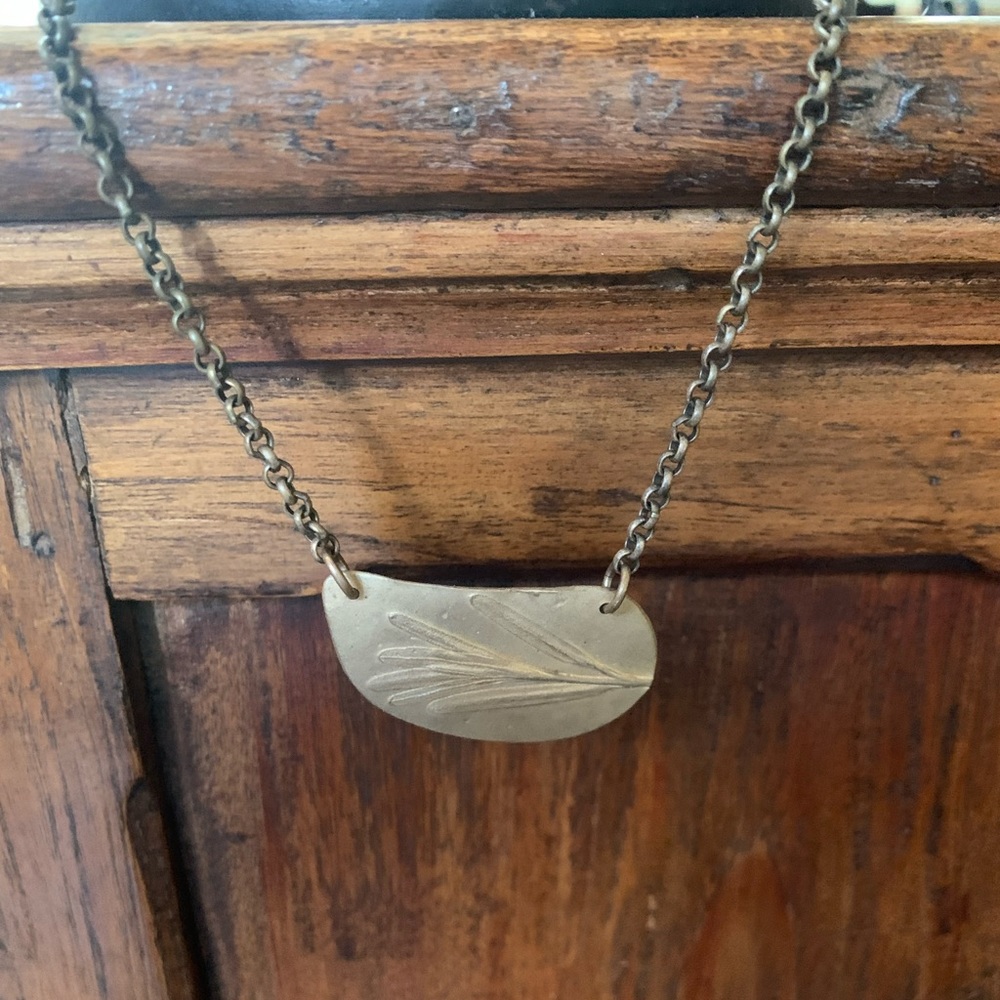 Lavender Leaf Necklace